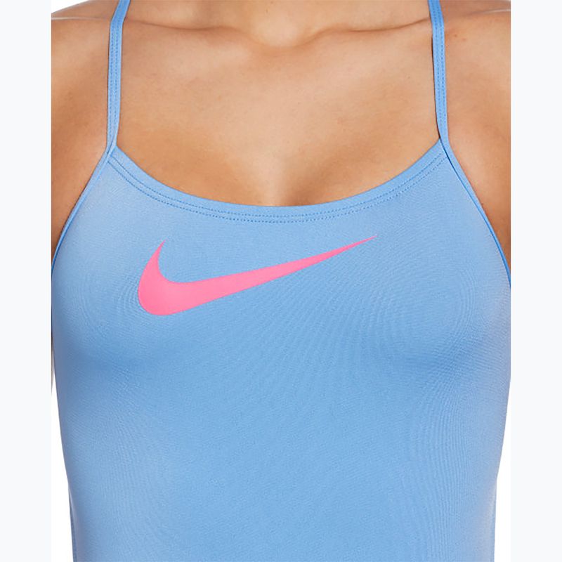 Strój pływacki jednoczęściowy damski Nike Hydrastrong Adjustable Crossback university blue 7