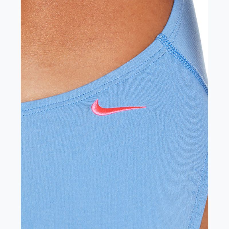 Strój pływacki jednoczęściowy damski Nike Hydrastrong Adjustable Crossback university blue 9