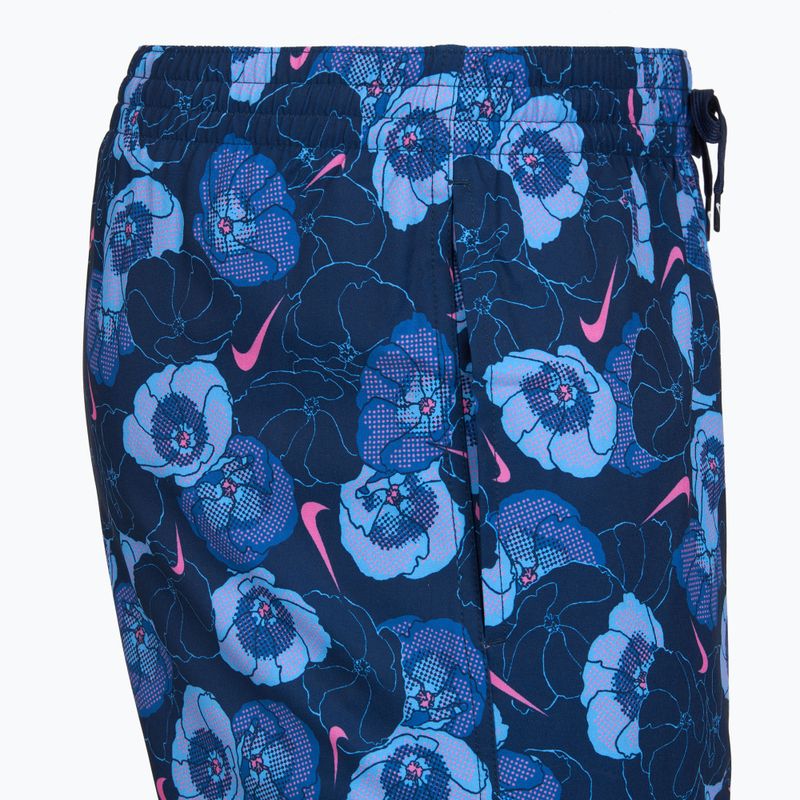 Szorty kąpielowe męskie Nike Multi Poppy Print 5" Volley midnight navy 3