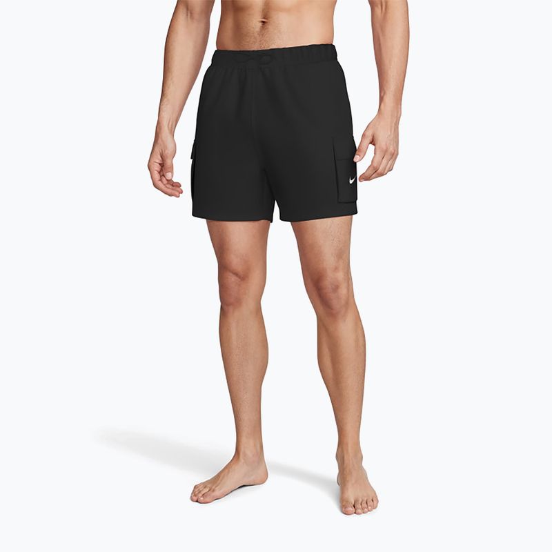 Szorty kąpielowe męskie Nike Voyage Solid Essential 5" Volley black