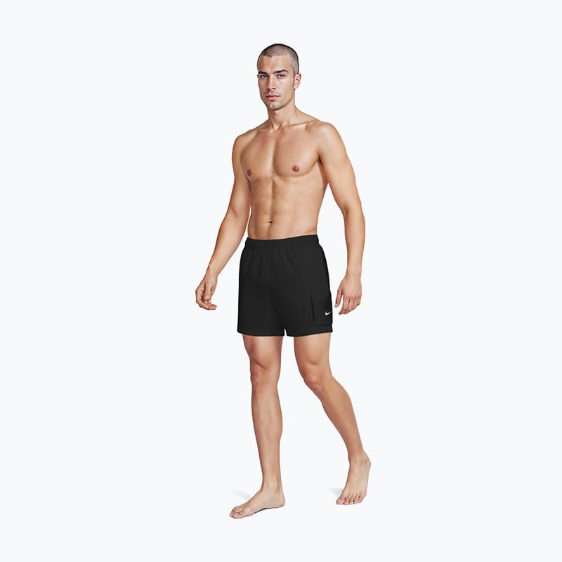 Szorty kąpielowe męskie Nike Voyage Solid Essential 5" Volley black 2