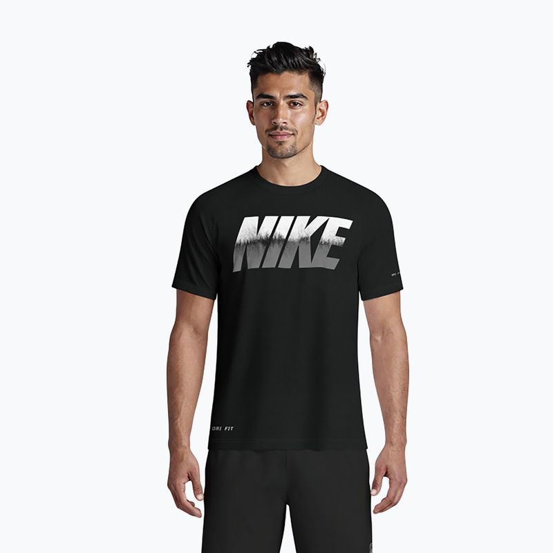 Koszulka męska Nike Hydroguard Ocean Merge black