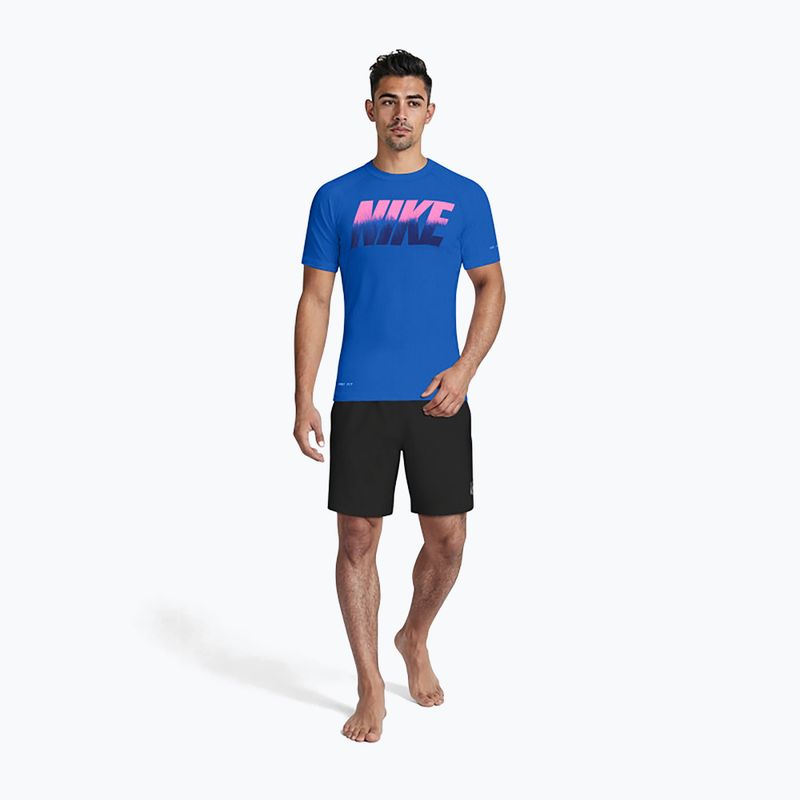 Koszulka męska Nike Hydroguard Ocean Merge blue crystal 2
