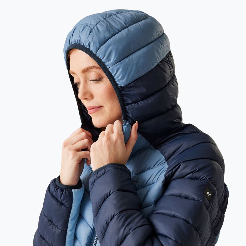 Kurtka damska REGATTA Hooded Dalent navy/coronet blue 4