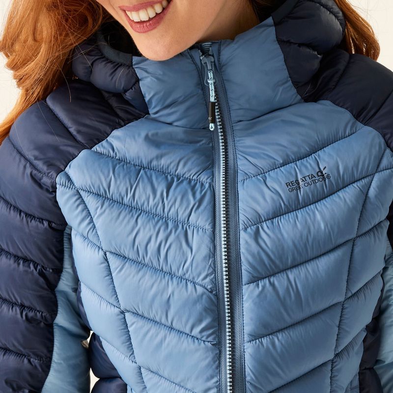 Kurtka damska REGATTA Hooded Dalent navy/coronet blue 5