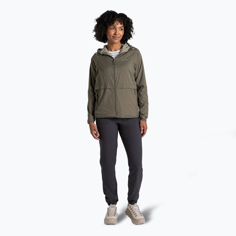 Kurtka przeciwwiatrowa damska Craghoppers NosiLife Rosa Reversible wild olive/vert 3