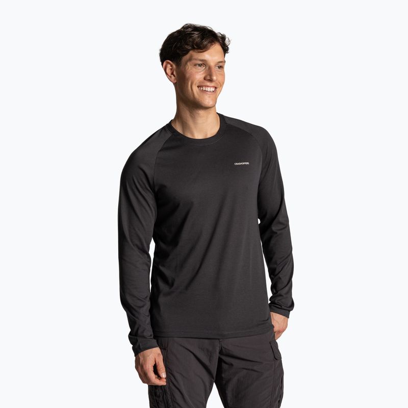 Longsleeve trekkingowy męski Craghoppers NosiLife Nour Long Sleeved dark iron