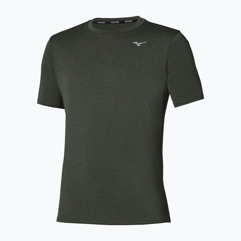 Koszulka do biegania męska Mizuno Core Impulse Short Sleeve Tee forest night