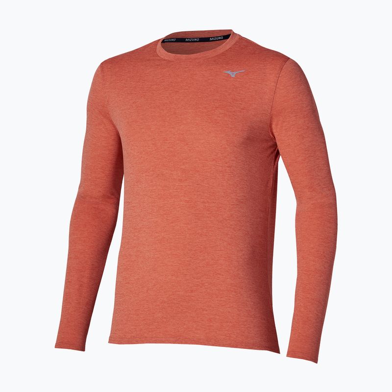 Longsleeve do biegania męski Mizuno Core Impulse Long Sleeve Tee ginger