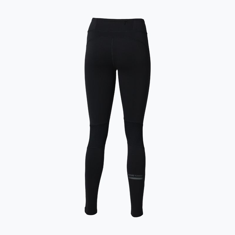 Legginsy do biegania damskie Mizuno Active Warmalite Long Tight black 2