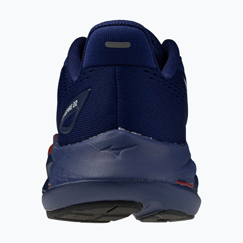 Buty do biegania męskie Mizuno Wave Inspire 22 beacon blue/tomato puree/firecracker 10