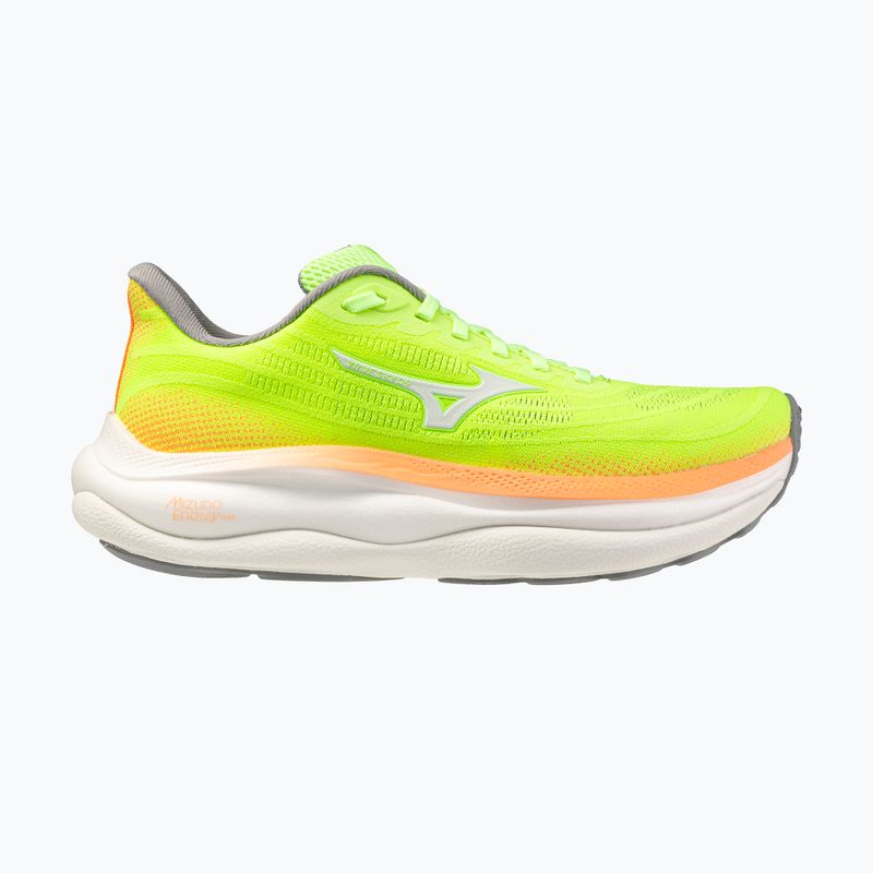 Buty do biegania damskie Mizuno Wave Sky 9 lime pulp/white/flamingo coral 8