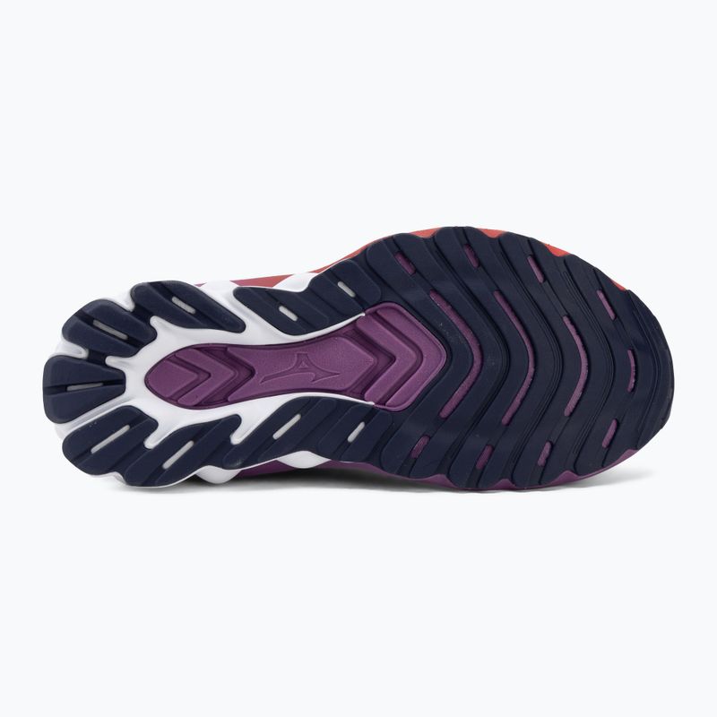 Buty do biegania damskie Mizuno Wave Skyrise 7 rhodonite/white/tomato puree 4