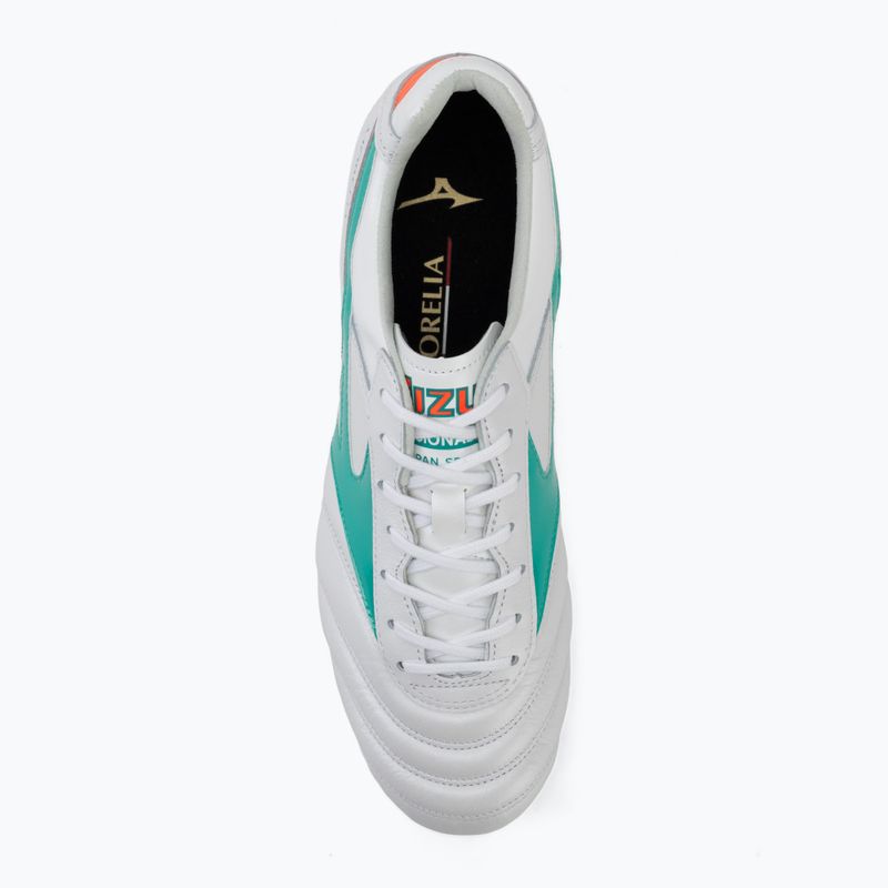 Buty piłkarskie Mizuno Morelia II Japan FG white/arcadia/lava orange 5