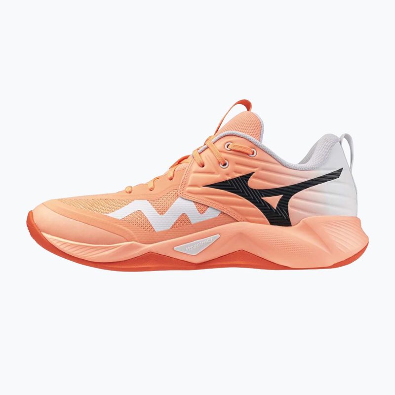 Buty do siatkówki Mizuno Wave Momentum Pro flamingo coral/carbon/white 8