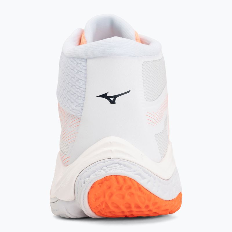 Buty do siatkówki Mizuno Wave Lightning Elite Mid Flamingo Coral/Lava Orange/White 6