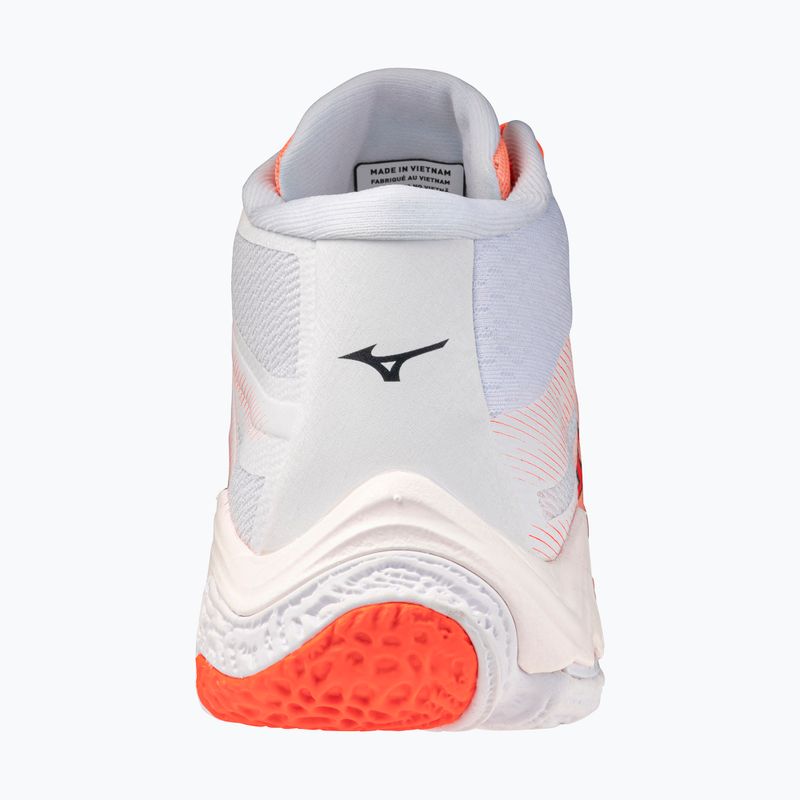 Buty do siatkówki Mizuno Wave Lightning Elite Mid Flamingo Coral/Lava Orange/White 10