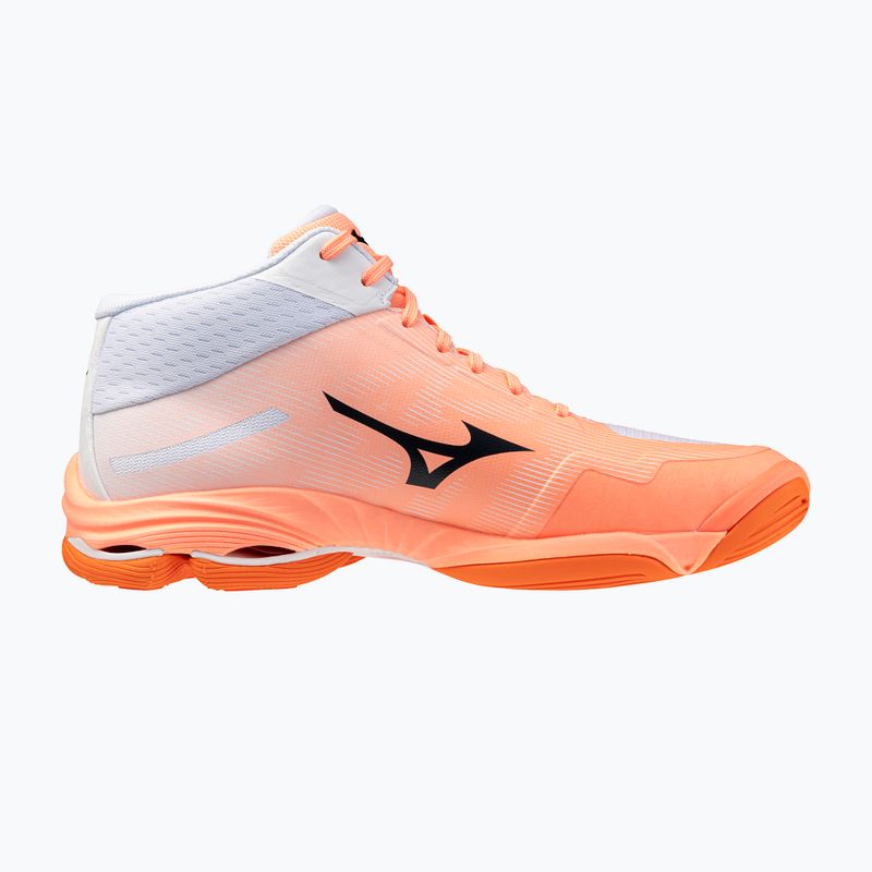 Buty do siatkówki Mizuno Wave Lightning Pro Mid flamingo coral/carbon/white 9