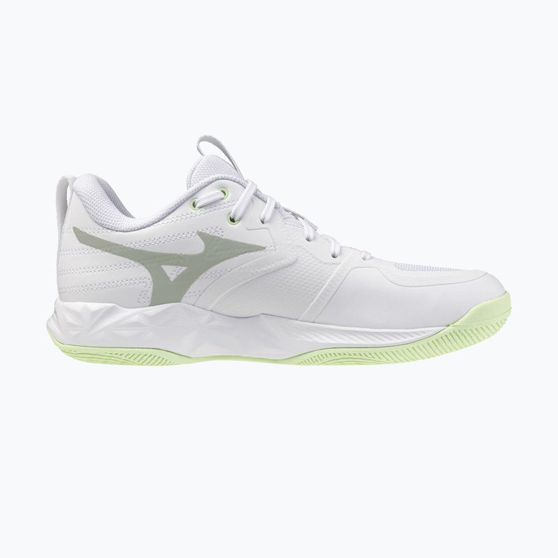 Buty do siatkówki damskie Mizuno Wave Momentum Pro white/aqua gray/ambrosia 9