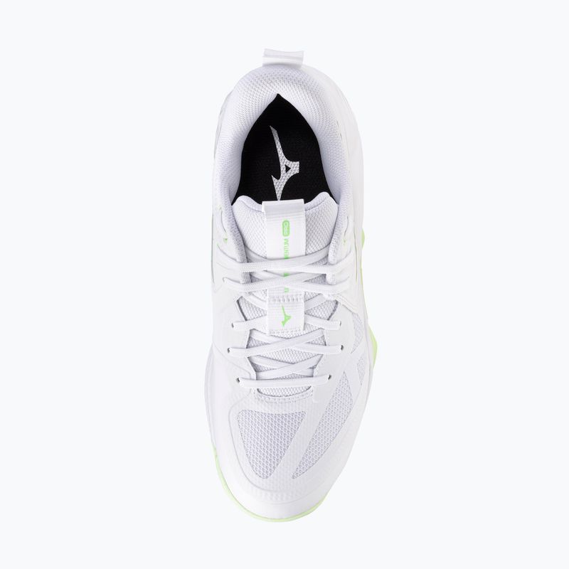 Buty do siatkówki damskie Mizuno Wave Momentum Pro white/aqua gray/ambrosia 12