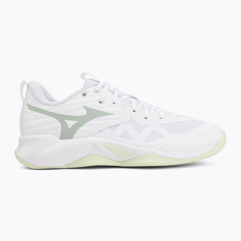 Buty do siatkówki damskie Mizuno Wave Momentum Pro white/aqua gray/ambrosia 2