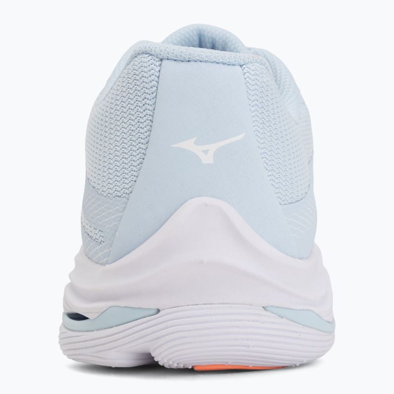 Buty do siatkówki damskie Mizuno Wave Lightning Pro blue finch/lava orange/flamingo coral 6