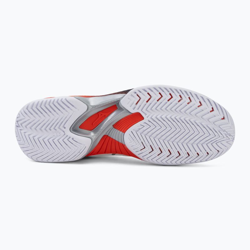 Buty do tenisa męskie Mizuno Wave Exceed Court AC white/insignia blue/orange 4
