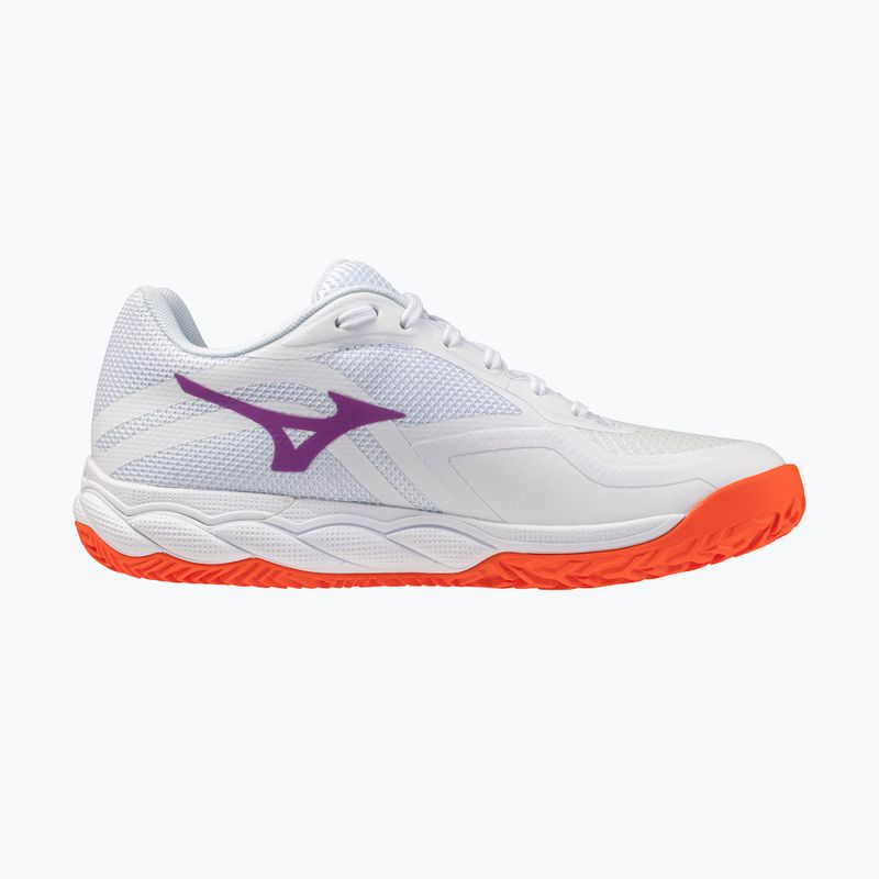Buty do tenisa damskie Mizuno Wave Enforce Court 2 CC white/dahlia/sunstone 2