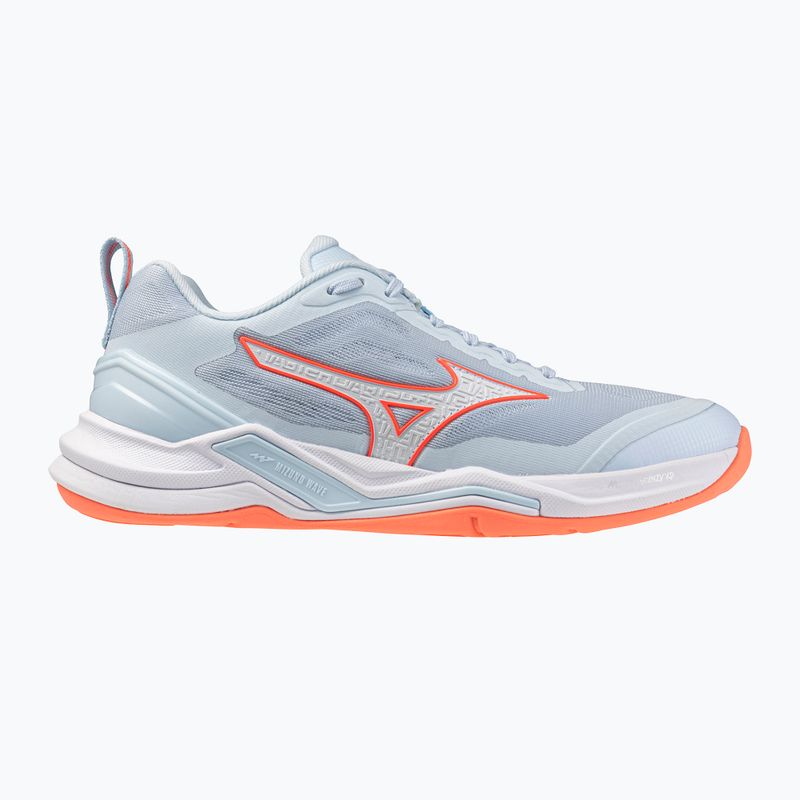 Buty do piłki ręcznej damskie Mizuno Wave Stealth Elite blue finch/white 8