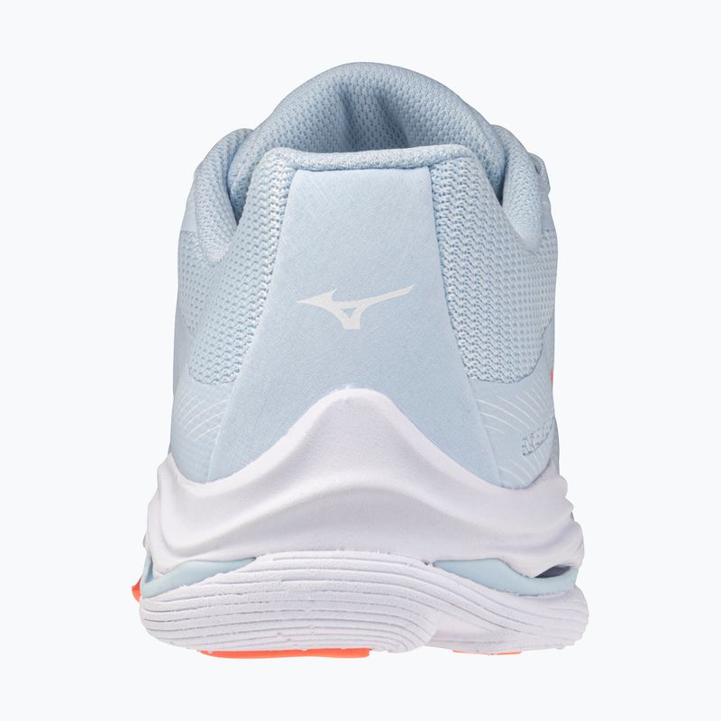 Buty do siatkówki damskie Mizuno Wave Lightning Pro blue finch/lava orange/flamingo coral 10