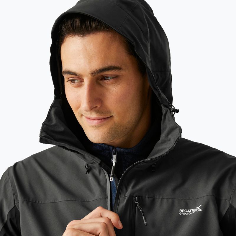 Kurtka softshell męska REGATTA Birchdale II ash/black 4