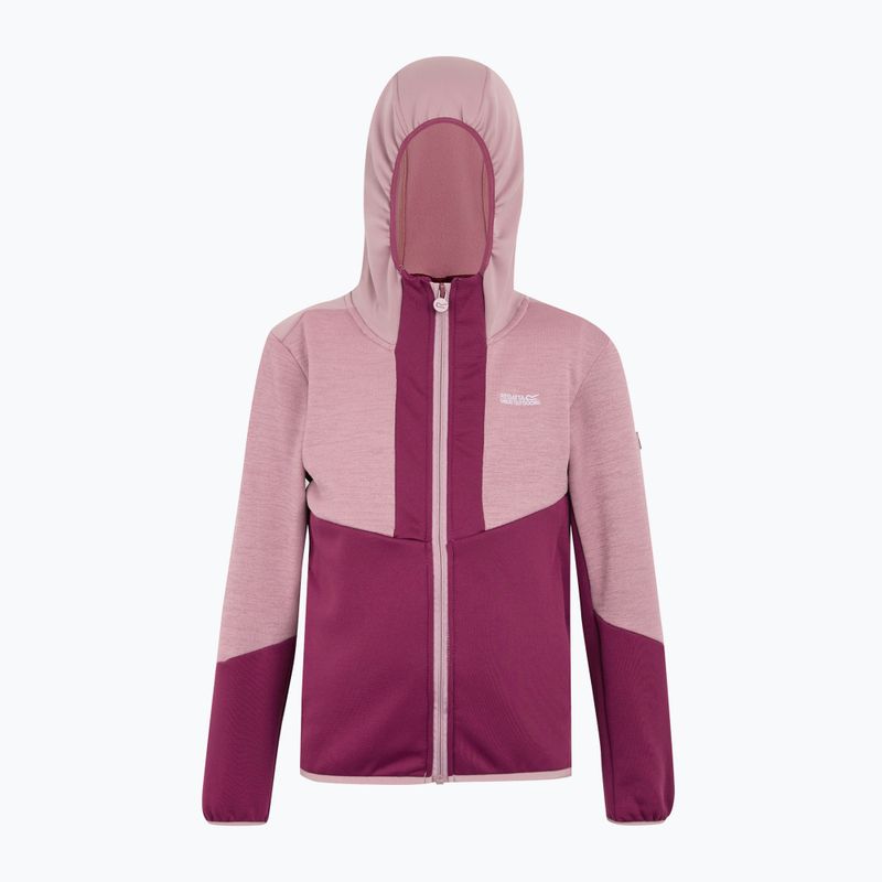 Bluza polarowa dziecięca REGATTA Dissolver X beaujolais/lilas 6