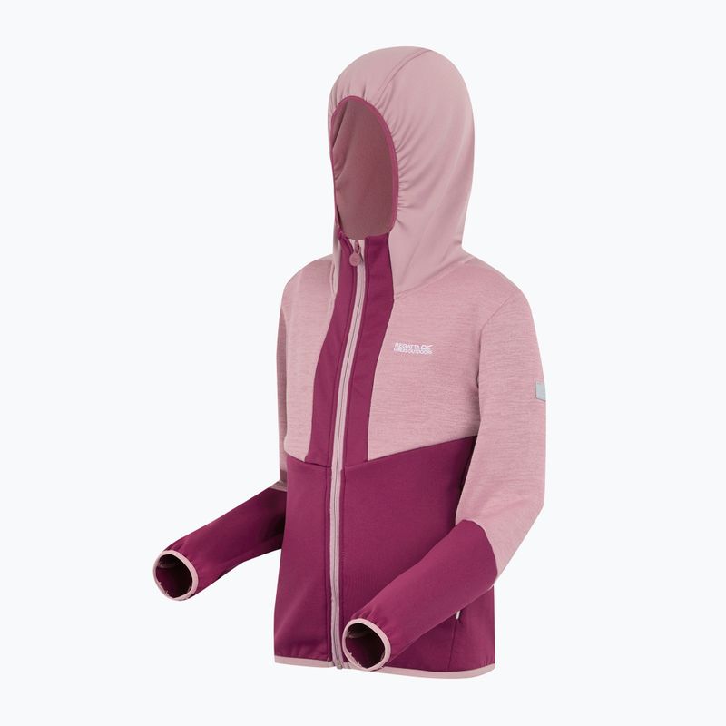 Bluza polarowa dziecięca REGATTA Dissolver X beaujolais/lilas 8
