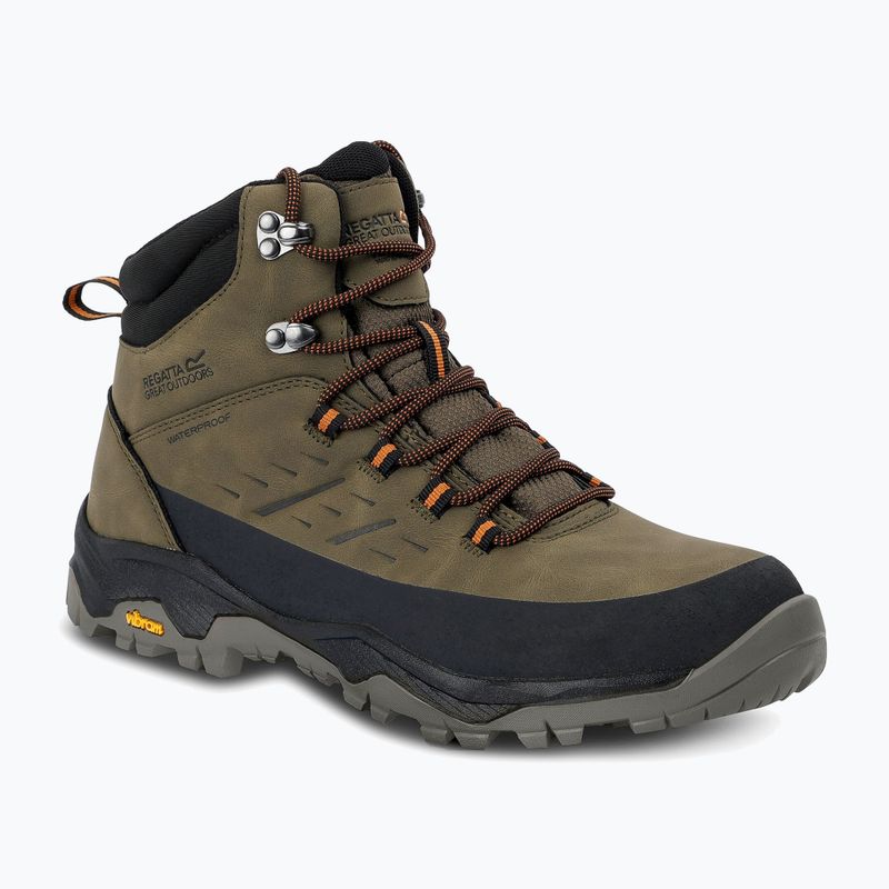 Buty trekkingowe męskie REGATTA Blake olive night/pumpkin spice 8