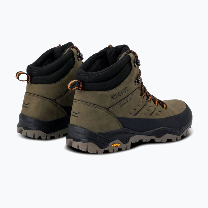 Buty trekkingowe męskie REGATTA Blake olive night/pumpkin spice 11
