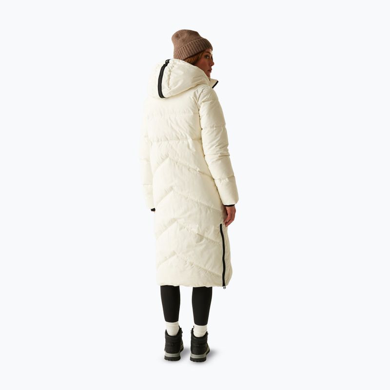 Płaszcz ocieplany damski REGATTA Ujeane stone white/black 3