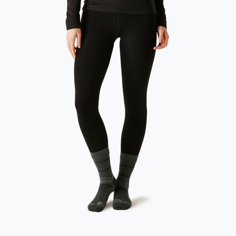 Legginsy termoaktywne damskie Regatta Thermal Stretch black
