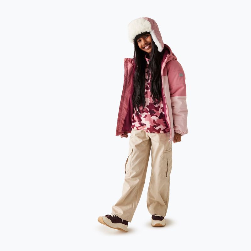 Kurtka ocieplana dziecięca REGATTA Lofthouse dusty rose/lotus pink 5