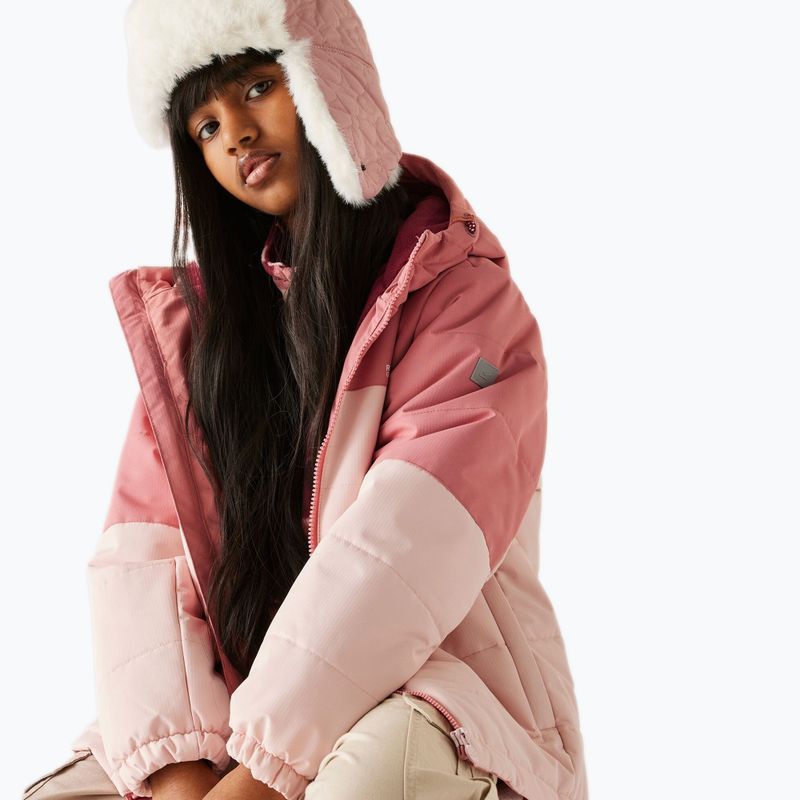 Kurtka ocieplana dziecięca REGATTA Lofthouse dusty rose/lotus pink 7