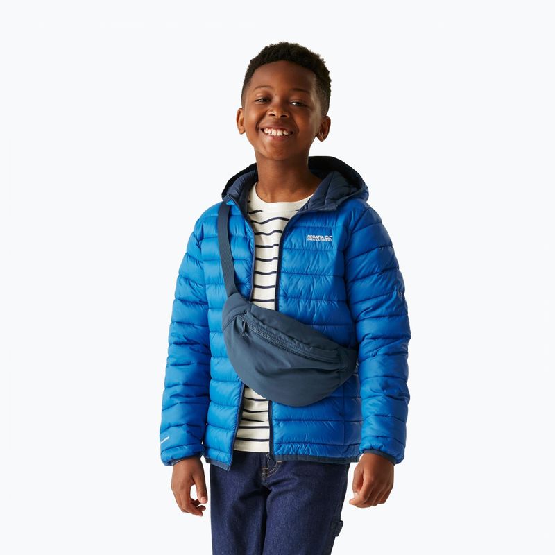 Kurtka dziecięca REGATTA Hooded Marizion snorkel blue/moonlight denim 7