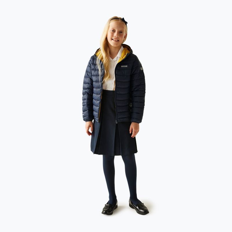 Kurtka dziecięca REGATTA Hooded Marizion navy/gold flake 5
