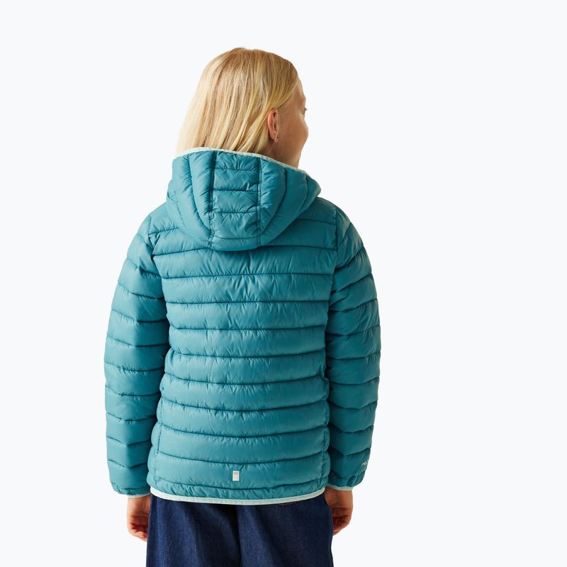 Kurtka dziecięca REGATTA Hooded Marizion storm blue/nordic blue 6