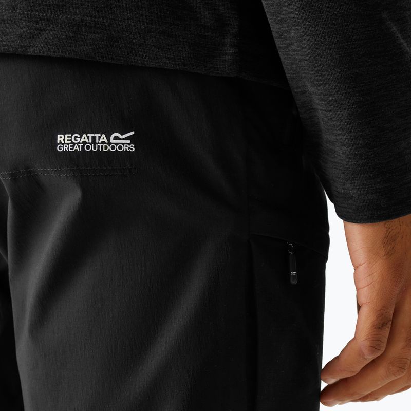 Spodnie trekkingowe męskie REGATTA Highton Winter black 4