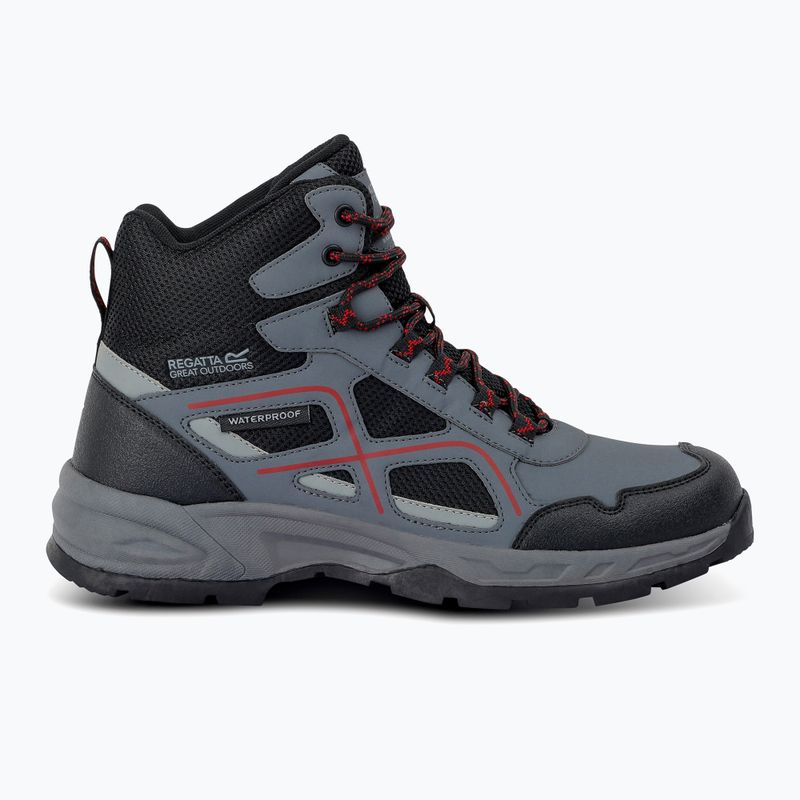 Buty turystyczne męskie REGATTA Vendeavour granite/rio red 8