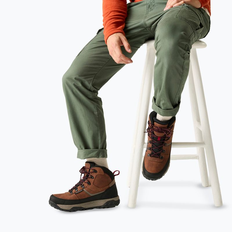 Buty turystyczne męskie REGATTA Renford brown/rio red 15