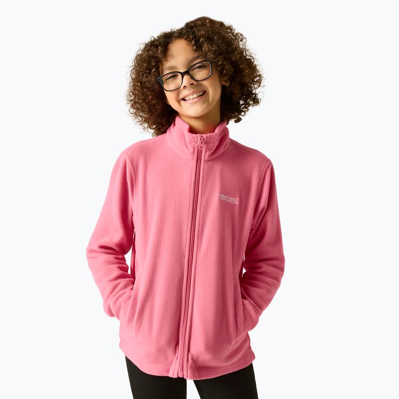 Bluza polarowa dziecięca REGATTA King II pink lemonade 3
