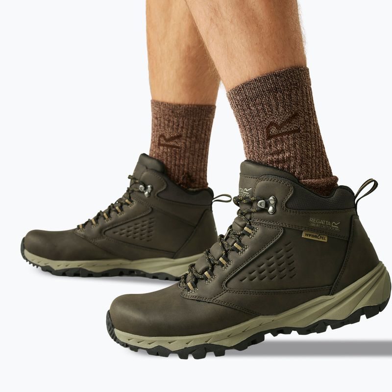 Buty trekkingowe męskie REGATTA Amble Boot Waterproof peat/tan 12