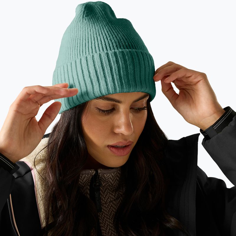 Czapka zimowa damska REGATTA Ribbed Basic dark forest green 4
