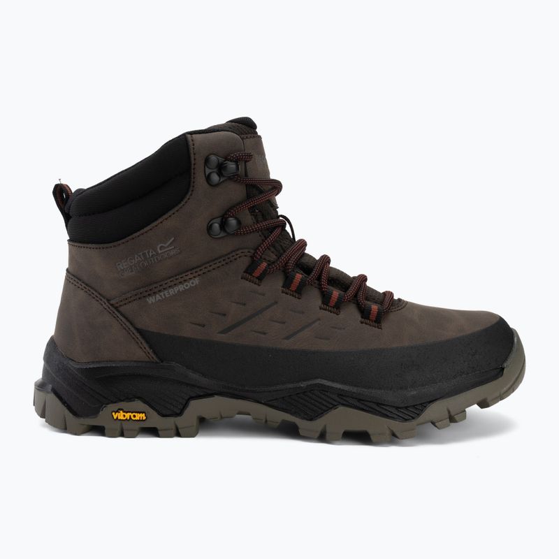 Buty trekkingowe męskie REGATTA Blake peat/burnt henna 2
