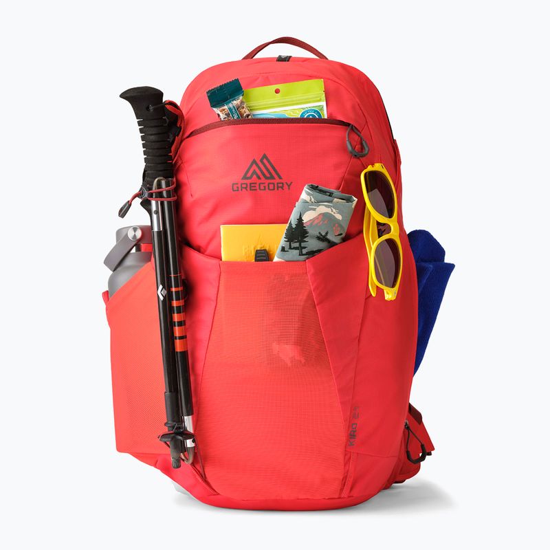 Plecak turystyczny Gregory Kiro 24 l RC lava red 3